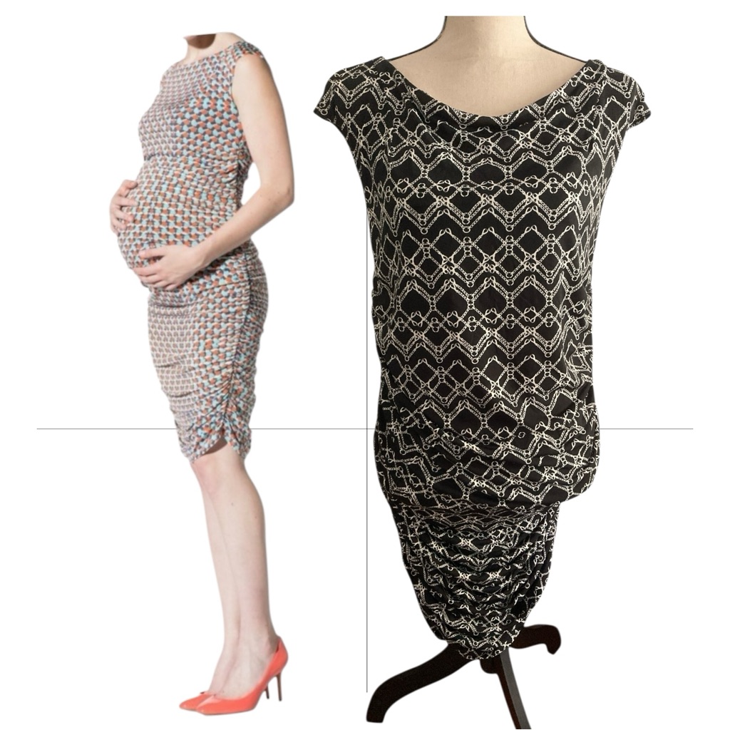 Womenâs Nordstromâs Leota Maternity Dress L Casual Dress Travel Dress Ruched